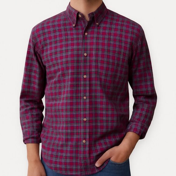 Brooks Brothers Button Down Shirt Red Plaid Classic Preppy Heritage XL - Picture 11 of 11